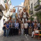 La festa de cloenda de la campanya de dinamització va comptar amb els antics gegants del barri de Santa Teresa.