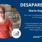 Imatge difosa pels Mossos per tractar de localitzar a la Maria Ángeles.