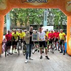 Sortida de la marxa ciclista Reus-Alhama de Aragón.