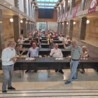 Fotografia del tast i introducció al món dels ancestrals que va dur-se a terme dilluns a l’Espai Llotja, com a prèvia de la Reus Viu el Vi 2025.