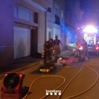 Imatge de l'incendi de Sant Jaume d'Enveja.
