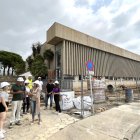 Imatge de la façana del pavelló del Poblat Hifrensa.