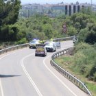Imatge de l'operatiu que ha participat en l'accident de Vila-seca.