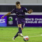 Imatge de Gerard Garriga amb l'Auckland City.