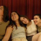 Les actrius Isabel Canut, Noa Real, Mercè Vergés i Alèxia Labòria.