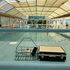 imatge de la piscina municipal de Sant Pere i Sant Pau.