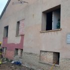 Imatge de la nau afectada per un incendi a Roquetes.
