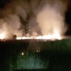 Imatge d'un dels incendis d'aquesta matinada