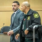 Pablo Ibar llega al tribunal en su último juicio en 2018.