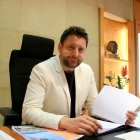 L'alcalde de Tarragona, Rubén Viñuales, durant l'entrevista feta per l'ACN