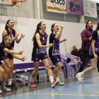 Imatge d'arxius de les jugadores del TGN Bàsquet durant la temporada.