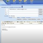 Captura de pantalla del servei de correu electrònic de Tinet de fa més d’una dècada.