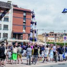 Tres de set dels Xiquets del Serrallo fet a les festes del 2024.
