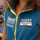 Una treballadora del SUEST.