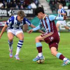 Marcel Céspedes en un partit amb la samarreta de la Gimnástica Segoviana.