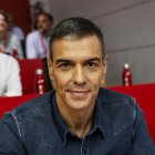 Pedro Sánchez, durant la reunió del comitè federal del PSOE