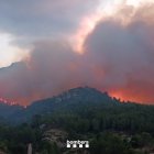 Imatge de l'incendi de Paüls.