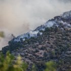 Zona afectada per l'incendi.