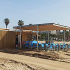 Una de les guinguetes autoritzades de Salou, a la platja de Llevant.