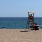La torre de vigilància aquàtica de la platja de Pals