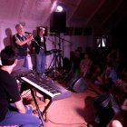 El grup Ekho durant la presentació del projecte compositiu i interpretatiu del grup, “Sonic Portraits” a la 14a edició d'Eufònic