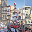3de9f de la Jove de Tarragona i la Joves de Valls i 5de7 dels Nois de la Torre a la diada del Quadre.