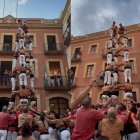 El 4d8 i el 5d8 dels Xiquets de Reus al Catllar.