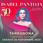 El cartell que promocionava el concert d’Isabel Pantoja a la Tarraco Arena.