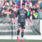 Toni Fuidias, durant un dels partits que va disputar amb el Girona.