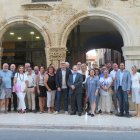 Els membres del Consell Comarcal del Tarragonès després de la proclamació del nou president.