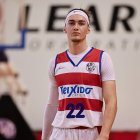 Adrià Trouvé durant un partit amb la samarreta del CB Valls.