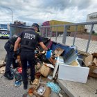 Imatge dels abocaments al polígon industrials de Valls.