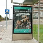 Imatge d'un dels cartells de la campanya instal·lat a Calafell.