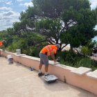 Imatge dels treballs sent realitzats a Cap Salou