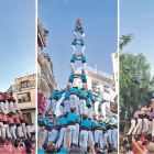 de8fm de la Colla Vella a Vilallonga i 2de9fm dels Verds a Sitges, estrenes de la temporada, i 3de9f de la Jove de Tarragona a Constantí