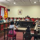 L'equip de govern i els regidors de l'Ajuntament de Tortosa en la sessió plenària extraordinària.