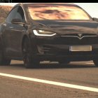 Imatge del cotxe enxampat circulant a més de 200 km/h a l'A-27.