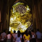 Imatge de l'espectacle El camí de la llum de la Catedral de Tarragona.