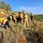 Bombers ha activat quatre dotacions per atendre l'accident.