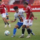 Pau Martínez, durant el partit davant de l'Andorra.