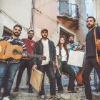 Imatge del grup Sons d’Embat, encarregats d’encetar el festival aquesta nit a la plaça del Tívoli.