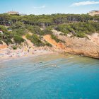 Imagen de la cala Penya Tallada, en Salou.