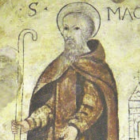 Imatge del retaule de Sant Magí a la capella del Portal del Carro.