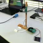Prototip d'un dels sensors del sistema d'alarma desenvolupat pel grup de recerca NEPHOS.