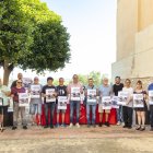 Moment durant la presentació de la IV Mostra de Música Local a la plaça Alcalde Macià Martorell.