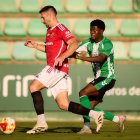 César Morgado durant el duel contra el Betis.