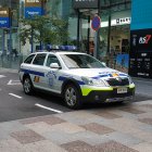 Imatge d'arxiu d'un cotxe de la policia andorrana