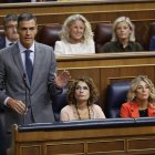 El president espanyol, Pedro Sánchez, aquest dimecres al Congrés