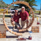 Imatge d'Aleix Plana i Vasile Safta durant l'edició del 2023