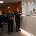 El conseller de Justícia, Ramon Espadaler, visitant les instal·lacions del nou Tribunal d'Instància de Valls.